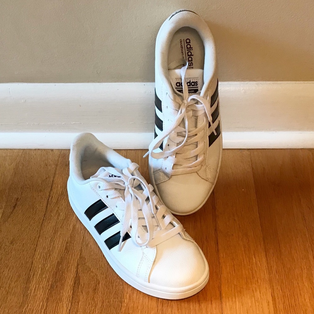 🖤 Adidas Grand Court Tennis Shoes Cloudfoam 🖤